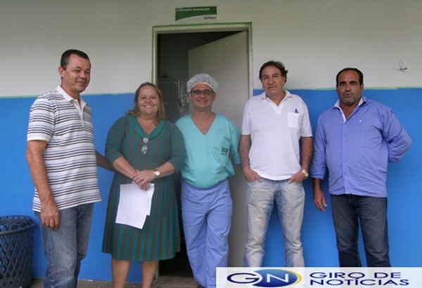 Srcret&aacute;rio de Saude Lucio Fran&ccedil;a, a diretora do Hospital S&ocirc;nia Fran&ccedil;a, Dr.Eunilson,Dr.Agnaldo e o vereador Alencar da Radio