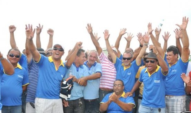 Motoristas em protesto