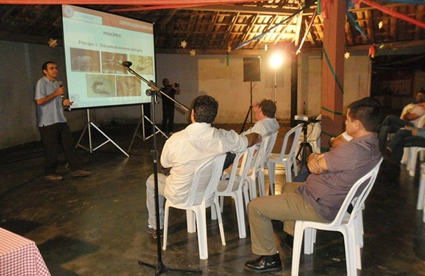 Poucos produtores compareceram ao evento