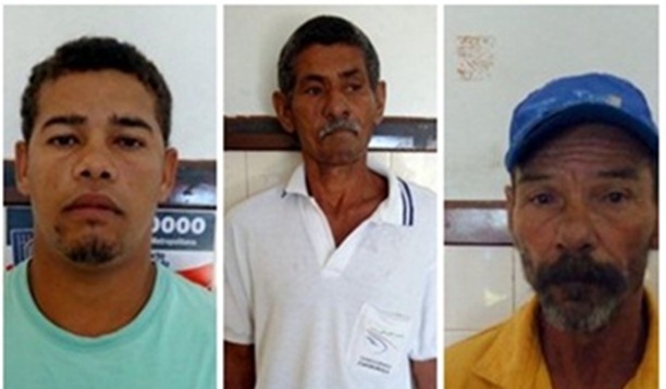 Os tr&ecirc;s acusados foram conduzidos para a Delegacia de Policia Civil