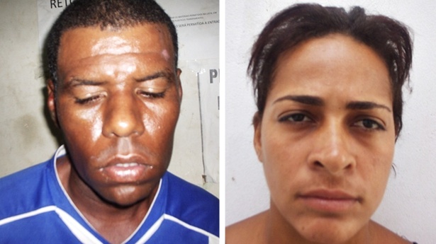 O casal foi preso em flagrante
