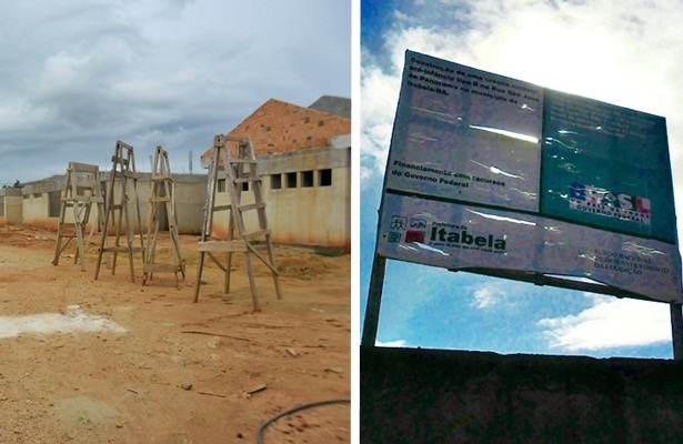 Por falta de pagamento, mais de 30 oper&aacute;rios respons&aacute;veis pela constru&ccedil;&atilde;o da creche entraram em greve desde o dia 12 de mar&ccedil;o deste ano