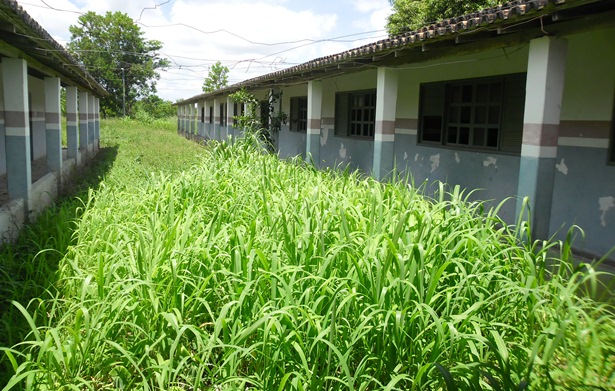 Col&eacute;gio completamente abandonado