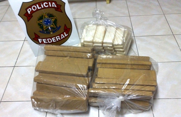 A droga foi apreendida em uma opera&ccedil;&atilde;o de rotina da Pol&iacute;cia Federal (Foto/Divulga&ccedil;&atilde;o PF)