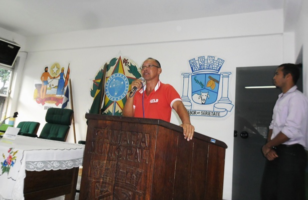 Presidente da APLB/Sindicato, Emanuel Souza