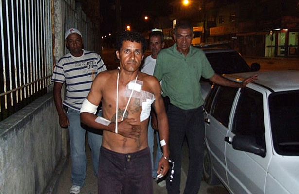 No dia 8 de fevereiro Ney foi deixado por homens que estavam em dois carros, baleado com seis tiros, no Hospital Municipal Frei Ricardo em Itabela (Foto:  Athylla Borborema)