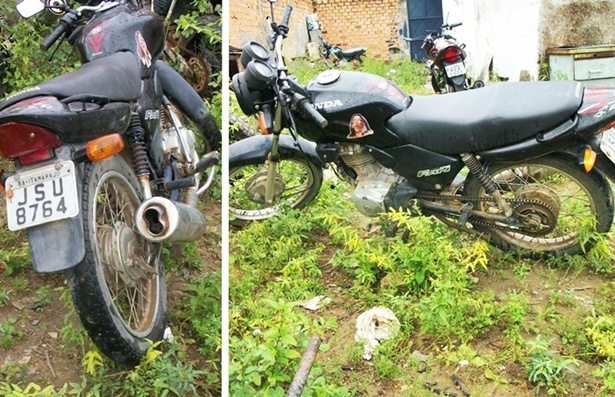 Moto apreendida pela CAEMA.