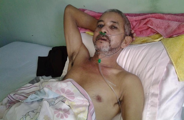 O homem, que sofre com um grave problema de sa&uacute;de, amarga por tr&ecirc;s meses na fila de espera por uma transfer&ecirc;ncia