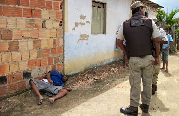 A Pol&iacute;cia Militar foi at&eacute; o local para acionar o socorro 