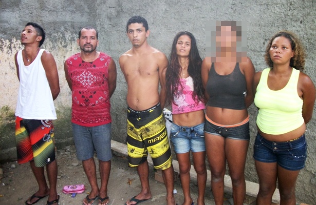 Entre os presos estava uma menor de 16 anos