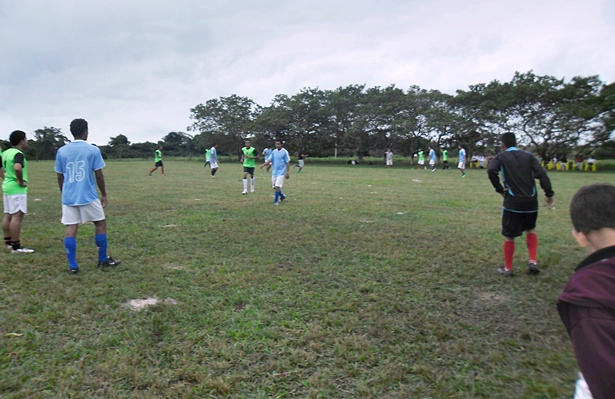 Aconteceu um grande torneio de futebol durante o evento