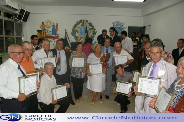 Os Homenageados da noite