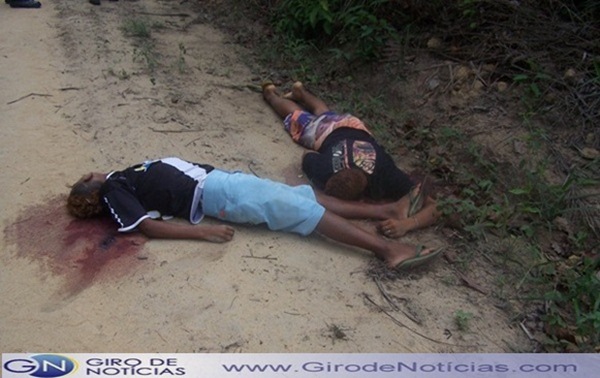 Jovens assassinados no povoado conhecido como  